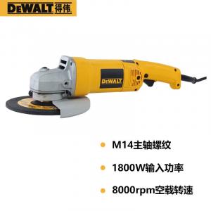 Угловая шлифовальная машина Dewalt 150/180 мм, 1800 Вт (курковый переключатель) DW840-A9