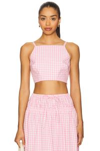 Короткий топ Aimee Lovers And Friends, pink gingham