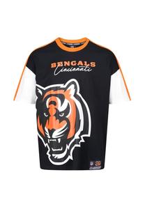 Футболка nfl bengals cincinnati cut and sew oversize для всех фанатов cincinnati bengals Re:Covered, черный