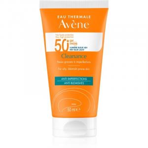 Avène Cleanance Solaire, Защита от солнца для кожи, склонной к акне, SPF 50+, 50 мл Avene