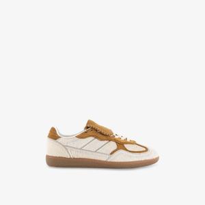 Кроссовки Alohas club замшевые комбинированные, бежево-коричневый