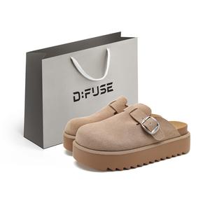 Женские сандалии D FUSE SCANDINAVIA с закрытым носком, и устойчивые к истиранию D:FUSE SCANDINAVIA, Chestnut