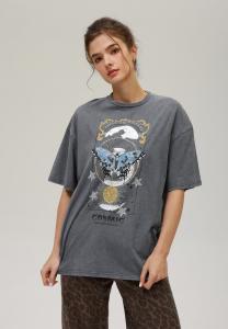 Футболка с принтом MYSTIC PRINT UNISEX Even&Odd by Zalando, серый