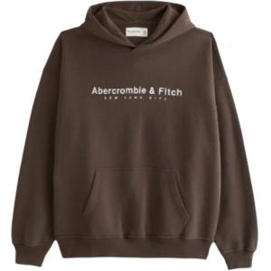 Свитшот мужской Abercrombie＆Fitch, темно-коричневый