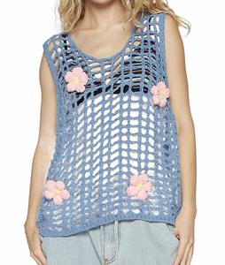 Бодхи топ в синем POL