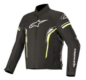 Водонепроницаемая текстильная мотоциклетная куртка Alpinestars t-sp-1, Black/White/Yellow