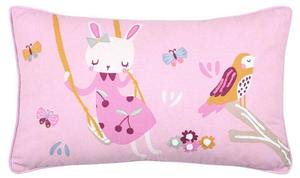 Детская подушка STOF MATTY, розовый - натуральное волокно - 50 x 30 x 50 см