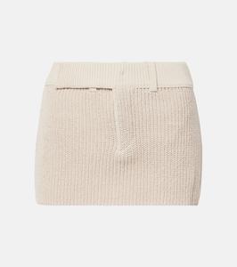 Мини-юбка Caeli из хлопковой смеси Aya Muse, бежевый