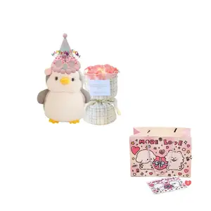 Милый плюшевый рюкзак Escaping School Penguin Backpack Dolls высотой 25 см Ten Thousand Children's Music