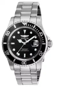 Мужские часы Pro Diver Quartz 3 Hand с черным циферблатом, модель 26970 Invicta