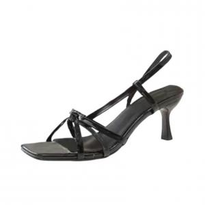 Сандалии с одним ремешком женские WOXXXN, Black