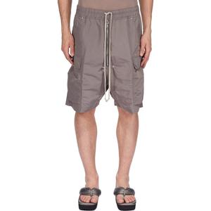 Шорты Cargobela на шнурке RICK OWENS, темно-серый