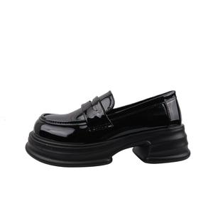 OBWA Лоферы женские матовый черный/глянцевый черный, цвет Glossy Finish Black