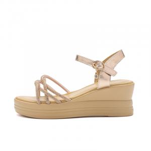 ZHR Женские сандалии с одной застежкой шампань, цвет Champagne