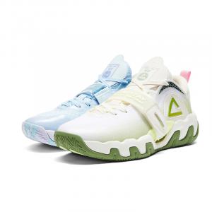 PEAK Баскетбольные кроссовки Iwatake 1.0 с низким верхом, устойчивые к истиранию и амортизации, мужские, сине-зеленые, разные цвета