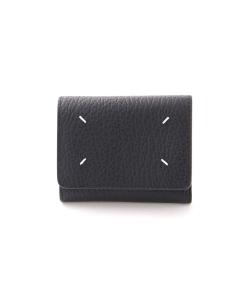 Кошелек-портмоне с четырьмя швами, складывающийся втрое