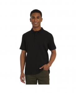 Мужская хлопковая трикотажная рубашка-поло Perry DKNY, Black