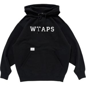 Хлопковый худи WTAPS, черный
