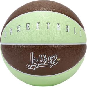 361° Впитывающая влагу кожаная баскетбольная тренировочная Green Brown, размер 7, унисекс