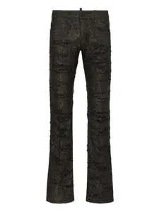Джинсы bootcut Gold Disco DSQUARED2, черный