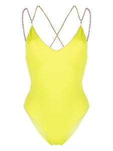 Gcds купальник с кристаллами, зеленый