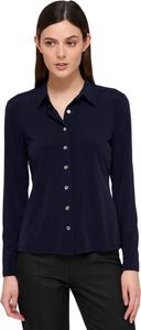 Женский мягкий рабочий топ Tommy Hilfiger с длинными рукавами и трикотажным топом, Midnight