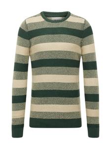 Свитер BLEND Sweater, бежевый/темно-зеленый