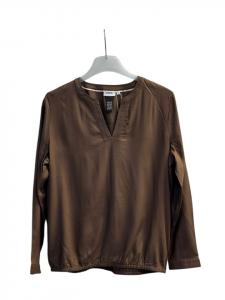 Cecil Вельветовая блузка TOS жемчужно-бежевого цвета