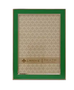 Рамка для картины из металла и эмали, 5" x 7" Lawrence Frames, green