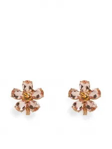 Серьги из розового золота с кварцем DOLCE & GABBANA, розовый