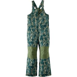 Детские зимние брюки с нагрудником до колена Lands' End Iron от 2 до 20 лет, цвет Olive Digital Camo