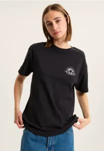 Футболка с леопардовым принтом и пальмами Vans, Black