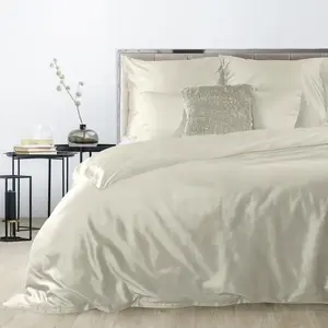 Комплект постельного белья DINA бежевый 220x200 см, 3 предмета: с 2 наволочками 70x80 см Eurofirany