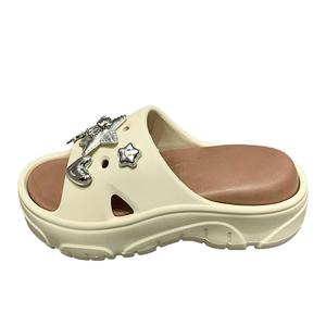 TAFN Женские тапочки-слайды, устойчивые к истиранию, бежевого цвета с хаки