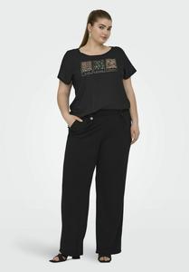 Тканевые брюки CARSANIA BUTTON ONLY Carmakoma, черный