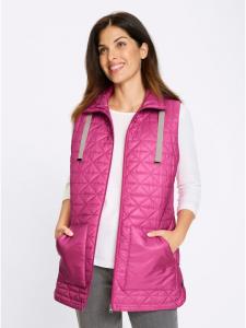 Sieh an! Стеганый жилет цвета фуксии