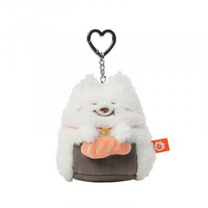 Креативный милый плюшевый кулон с мультяшными грибами и брокколи в виде креветочных оладий, высота 10см LINE FRIENDS