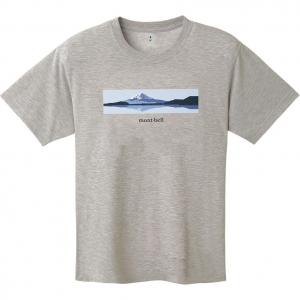 Футболка унисекс MONTBELL, светло-серый