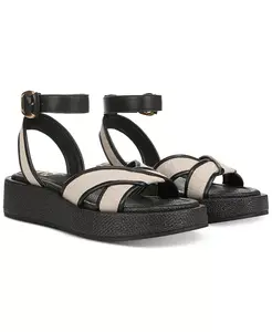 Женские сандалии Nylie на плоской подошве с ремешками Sam Edelman, коричневый