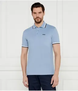 Поло Пэдди regular fit Boss Green, небесно-голубой