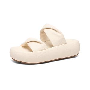 Женские сандалии-слайдеры с резиновой подошвой из полиуретана, износостойкие, быстросохнущие Golden Silk Rabbit, Beige