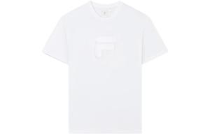 Футболка мужская белая FILA с втачными рукавами