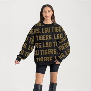 Женский черный свитшот lsu tigers hype era Gameday Couture