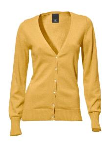Вязаный кардиган heine, Mustard