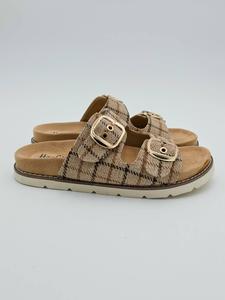 Corkys Footwear Женские сандалии-слипоны "Feelin Saucy" в бежевую клетку