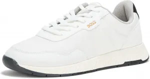 Мужские кроссовки BOSS Essential с низким профилем, белый