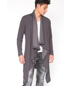 Tornado mart длинный драпированный кардиган, цвет Charcoal