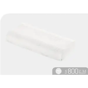 Ортопедическая подушка для сна S800 LM Наполнение: натуральный латекс Talalay, средняя жесткость, 1 шт., активно поддерживающая Schlafstil, белый