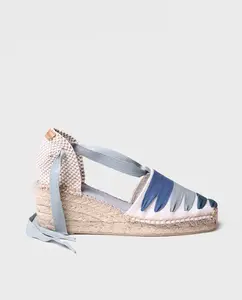 Женские эспадрильи на танкетке из ткани с лентами Toni Pons, синий