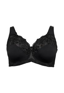 Бюстгальтер на косточках со слегка прозрачным кружевом sheego, цвет Schwarz  B